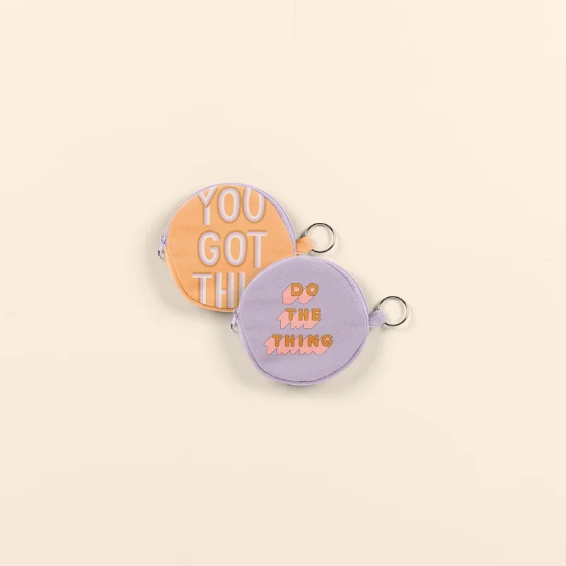 Dime Piece To Go Pouch - Colored Canvas