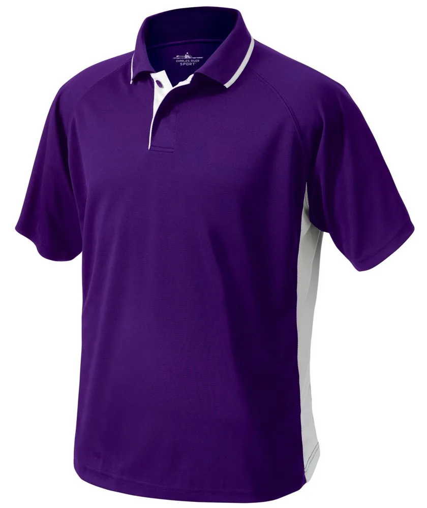 Men's Color Blocked Wicking Polo Shirt view 5