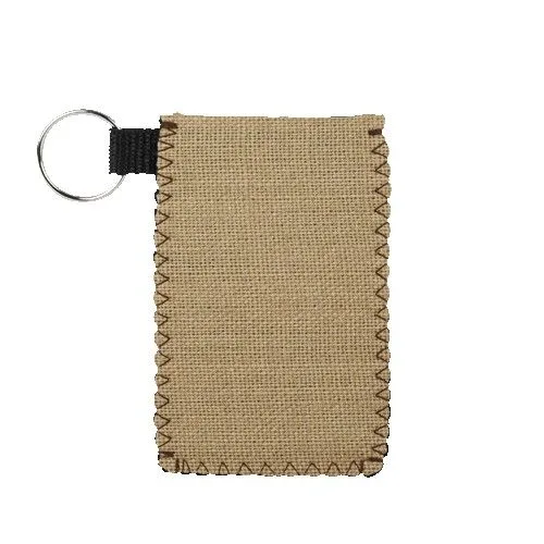 Burlap Neoprene Card Guardian view 2