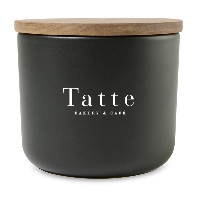 Be Home® Brampton Stoneware Container - Medium - Black
