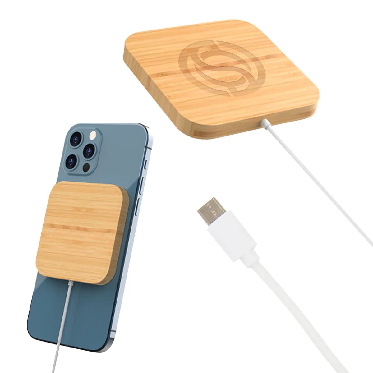 Mag Max Bamboo Magnetic Wireless Charger 2.0 view 2