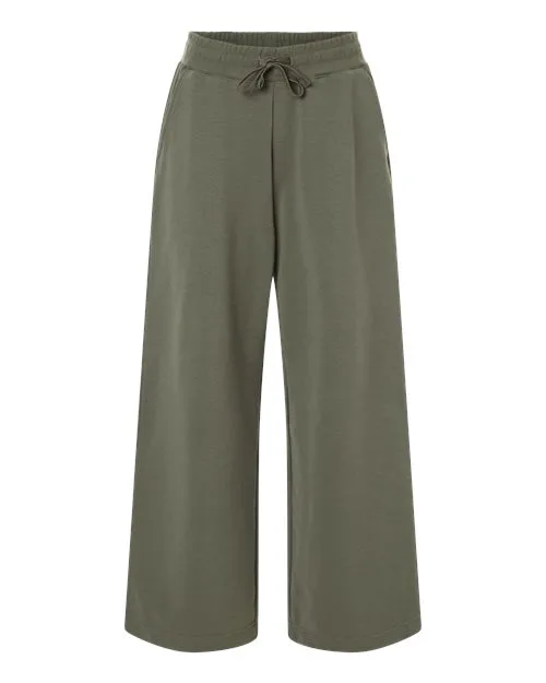 American Apparel® Women's French Terry Wide Leg Pants view 3
