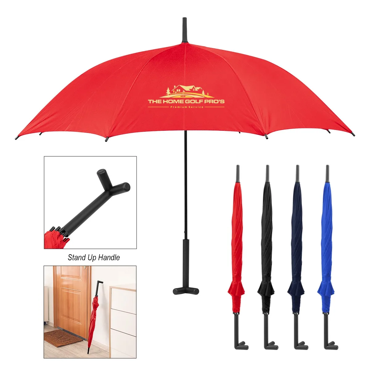 46" Arc Umbrella With Prop Stand view 2