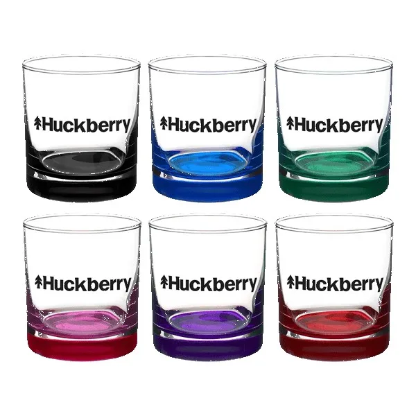 Aristocrat 10.5 oz ARC Whiskey Rocks Glass with Color Bottom