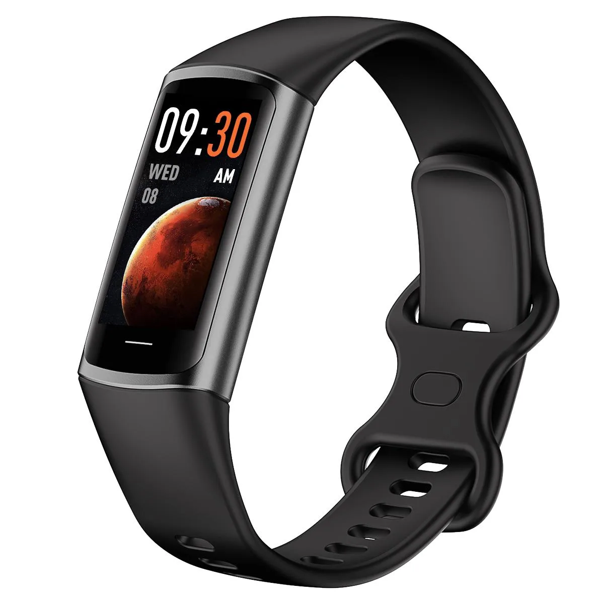 Intelligent Galaxy Chillband Slim Hr Color Watch - Black