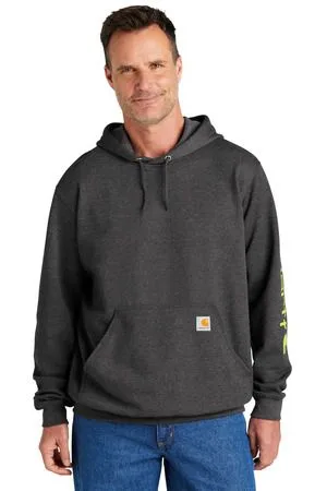 Carhartt® Midweight Hooded Logo Sweatshirt view 7