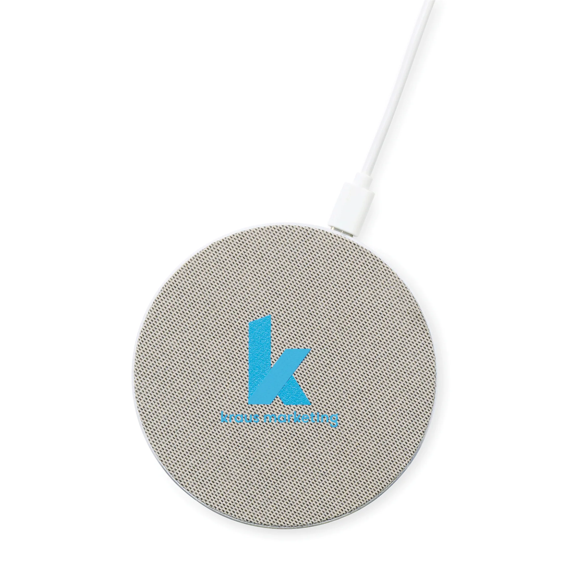 Auden Aluminum Wireless Charging Pad - Sliver