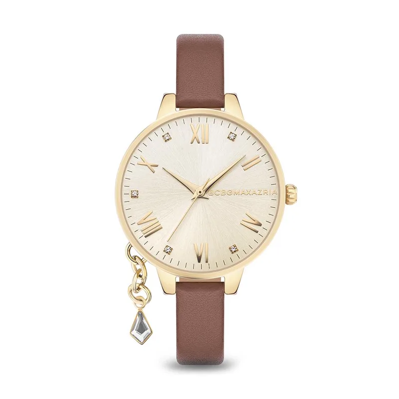 BCBGMAXAZRIA Ladies Three Hand Quartz Analog Watch