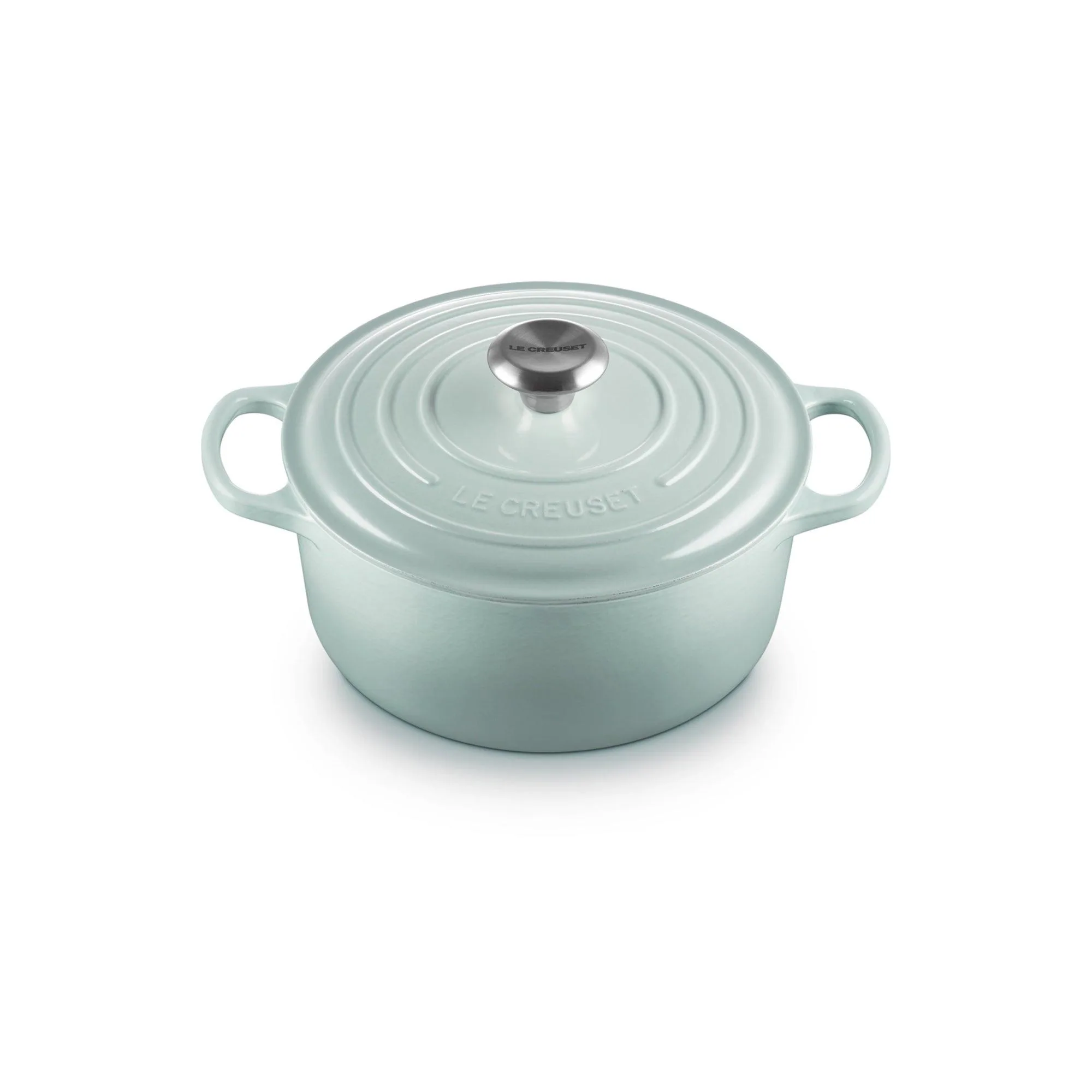 Le Creuset 4.5Qt Signature Cast Iron Round Dutch Oven Sea Salt