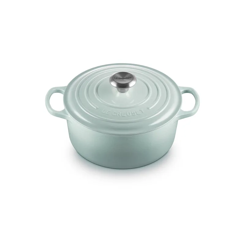 Le Creuset 4.5Qt Signature Cast Iron Round Dutch Oven Sea Salt
