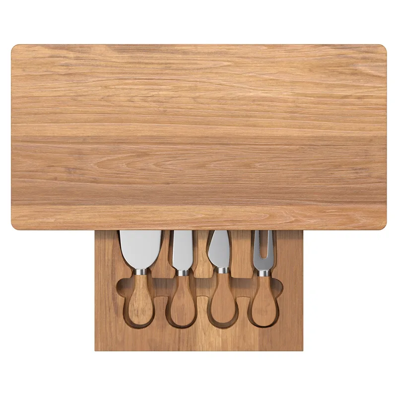 Monroe Cutting Board And Cheese Knife Set view 2