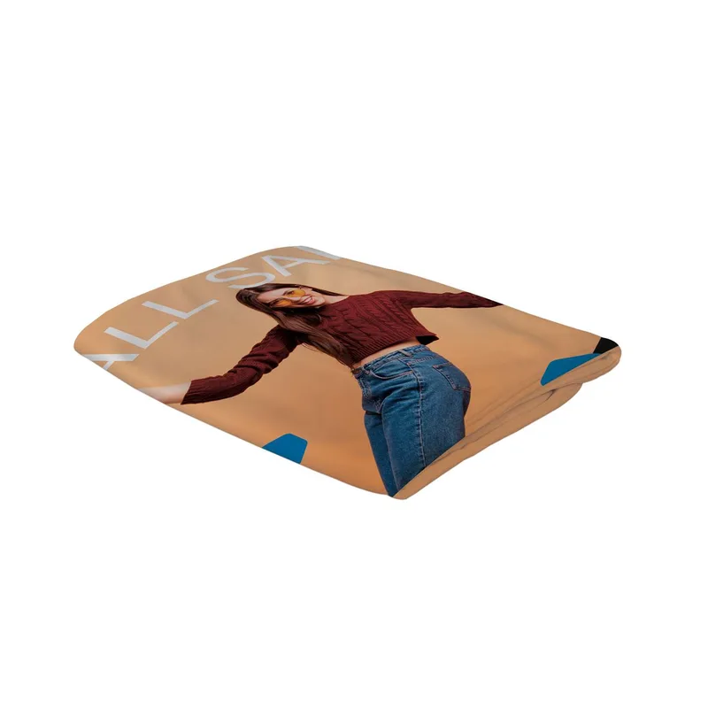 5' Straight Splash Wrap Graphic Panel (Poly Knit)
