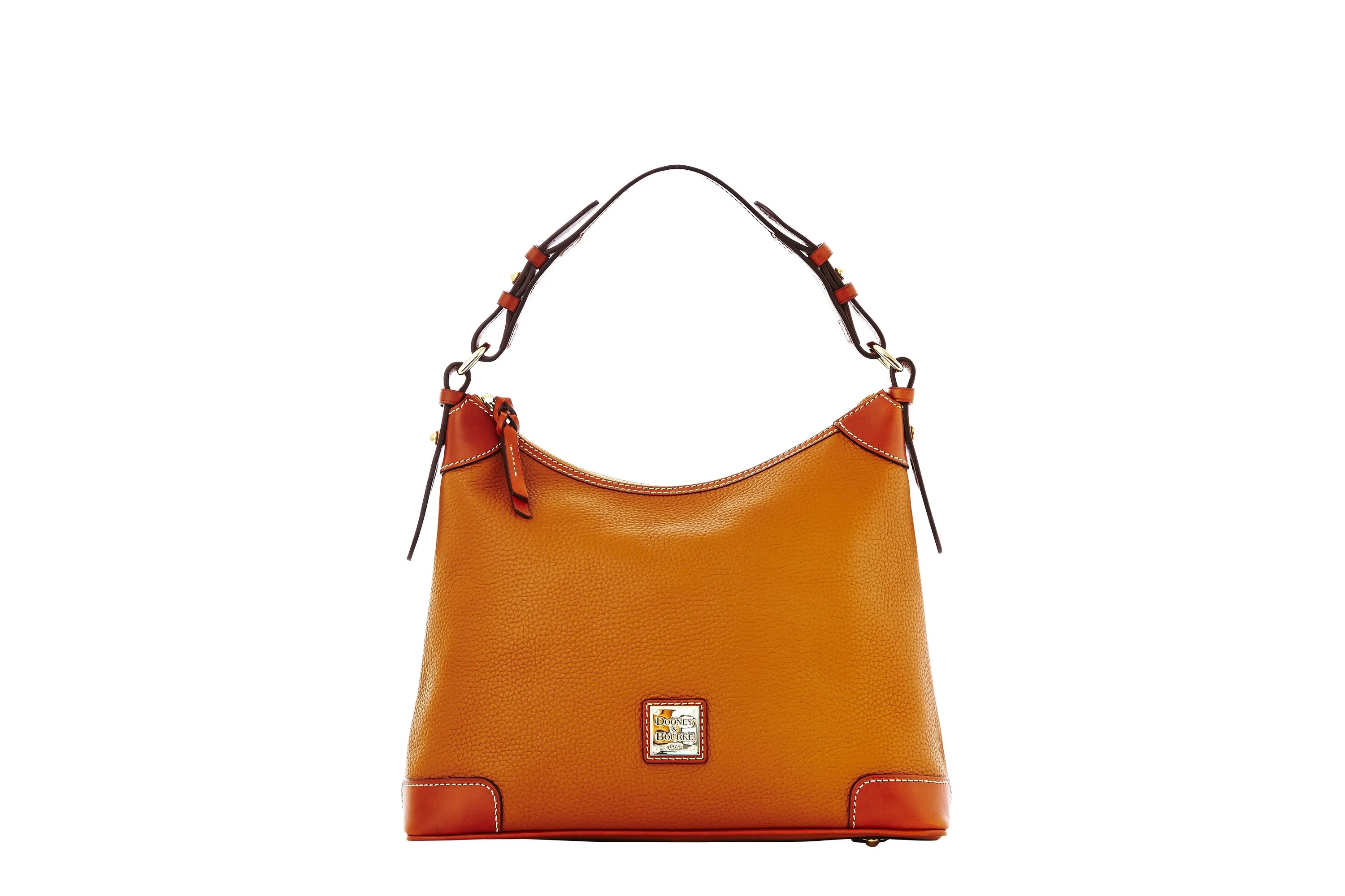 Dooney & Bourke Caramel Pebble Grain Hobo