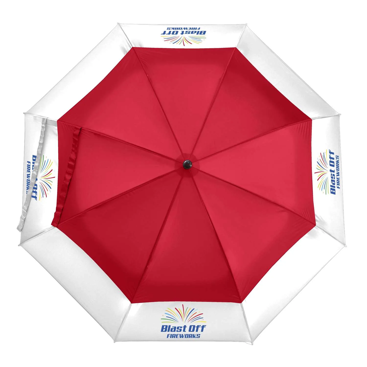 Auto Challenger Golf Umbrella Full-Color Imprint 4 Panel view 7