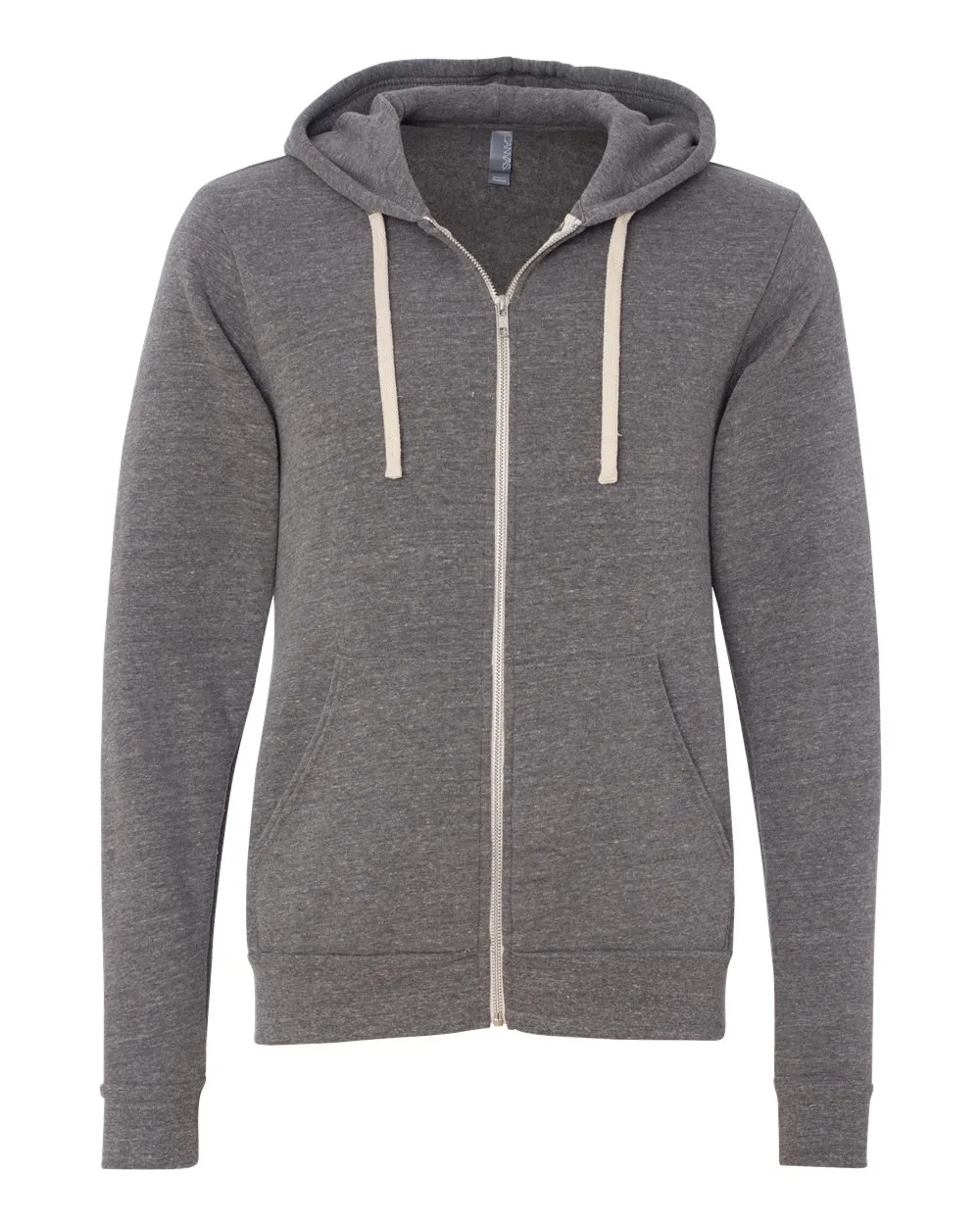 Bella+Canvas® Unisex Triblend Sponge Fleece Full-Zip Hoodie view 3