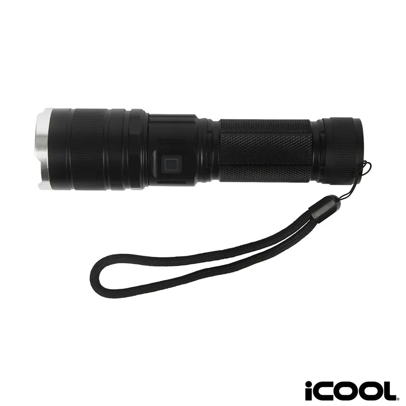 iCOOL Telluride Rechargeable 480-Lumen Aluminum Tactical Flashlight view 2