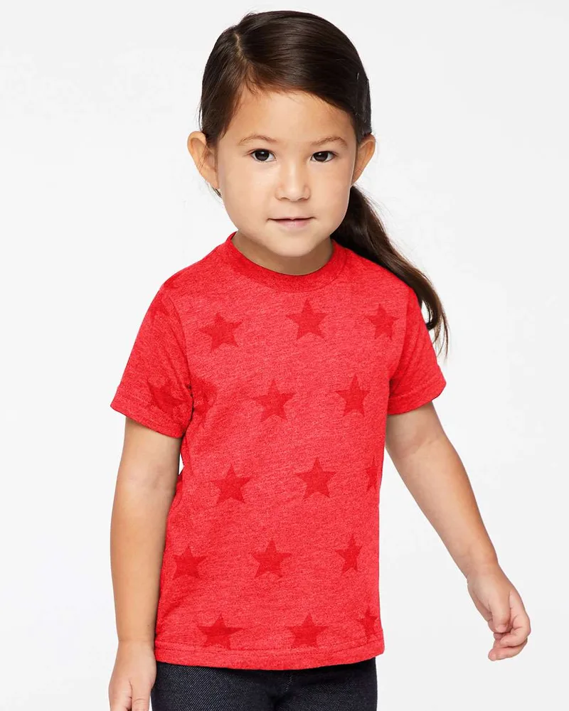 Code Five Toddler Star Print Tee Shirt view 4