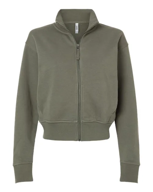 American Apparel® Women's French Terry Full-Zip Jacket view 3