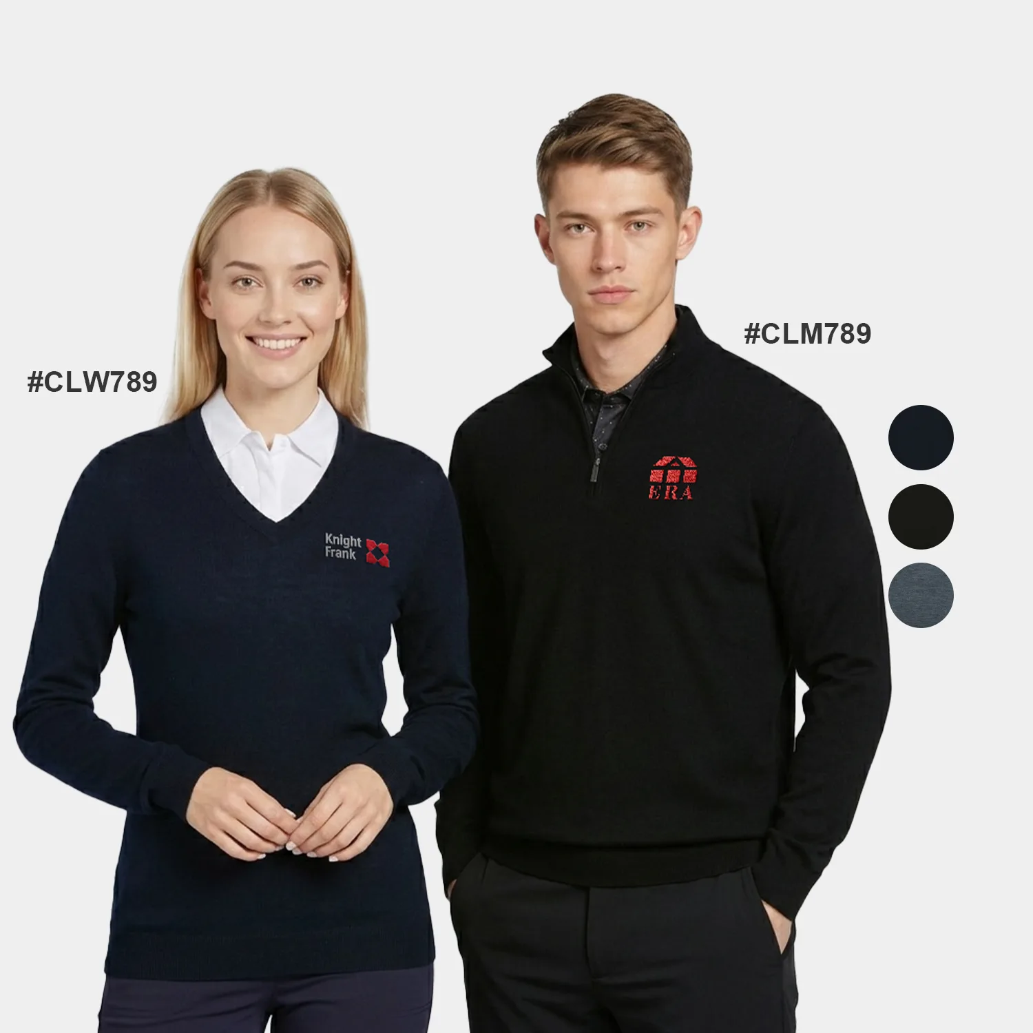Callaway® Merino Blend Men's Thermal 1/4 Zip Sweater