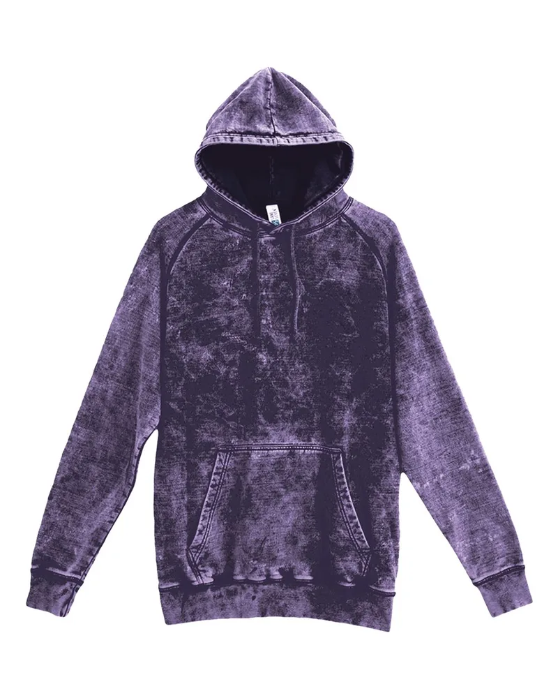 Lane Seven® Unisex Vintage Raglan Hooded Sweatshirt view 4