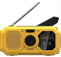 Kaito Emergency Radios & Wireless Mics Yoyager V5 Am/Fm/Noaa Crank+Solar Emergency Radio - Yellow