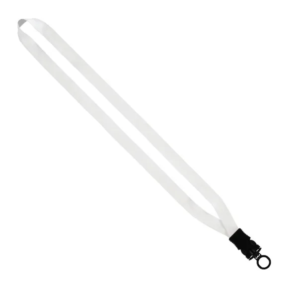 1/2" Dye-Sublimated Lanyard with Plastic Snap-Buckle Release and Plastic O-Ring view 3