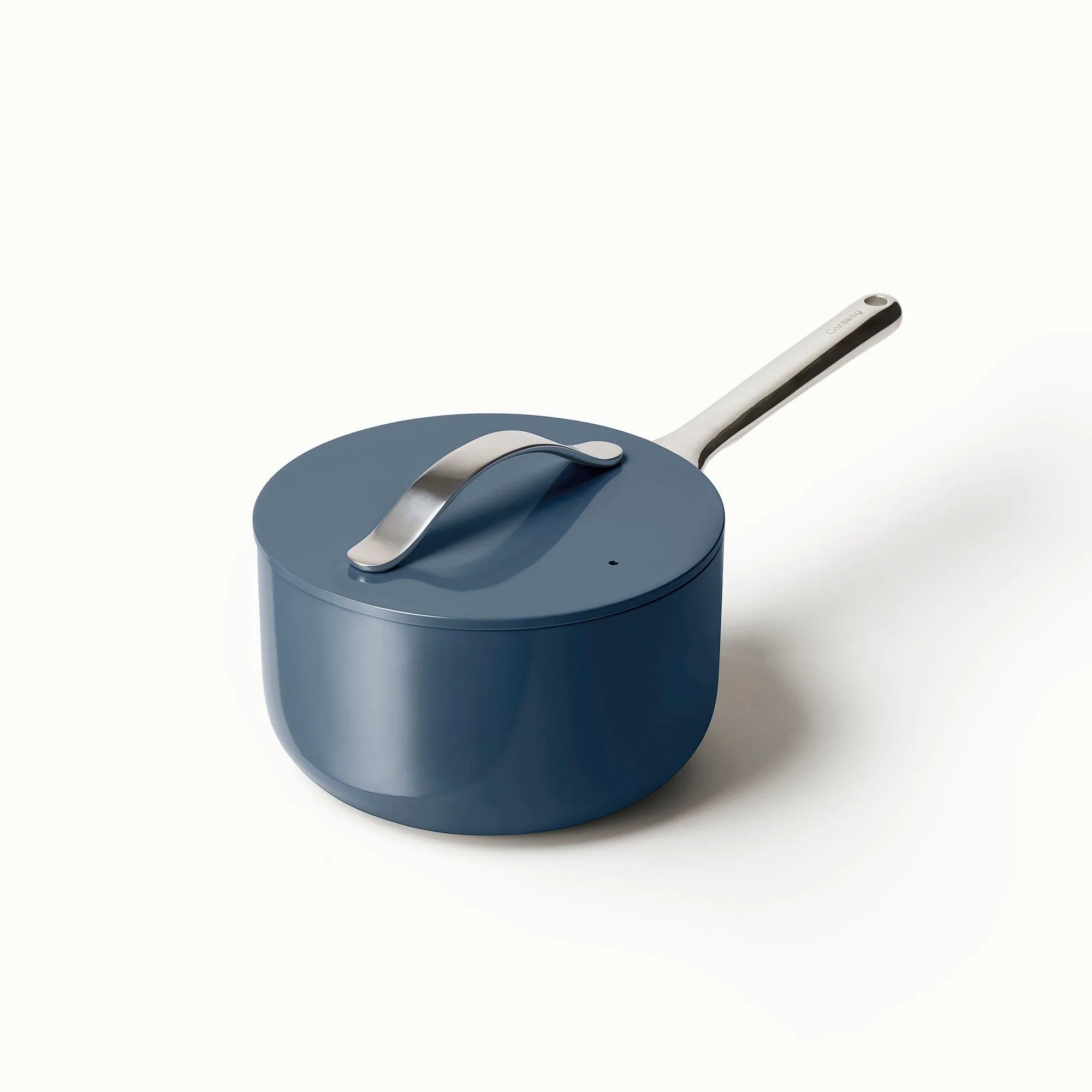 Caraway 3Qt Nonstick Ceramic Saucepan Navy