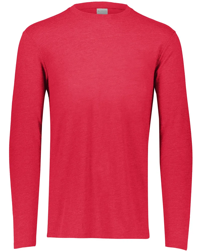 Augusta Adult Tri-Blend Long Sleeve T-Shirt view 6