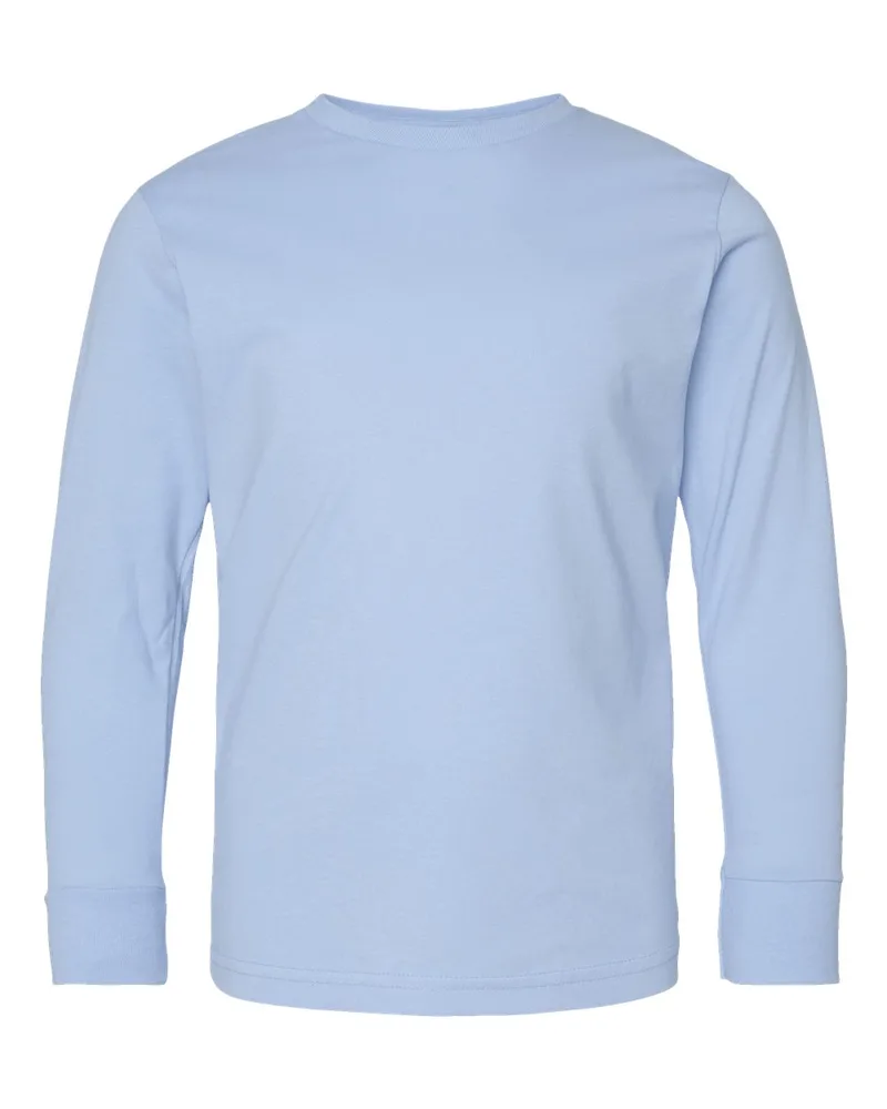 LAT® Youth Fine Jersey Long Sleeve Tee Shirt view 4