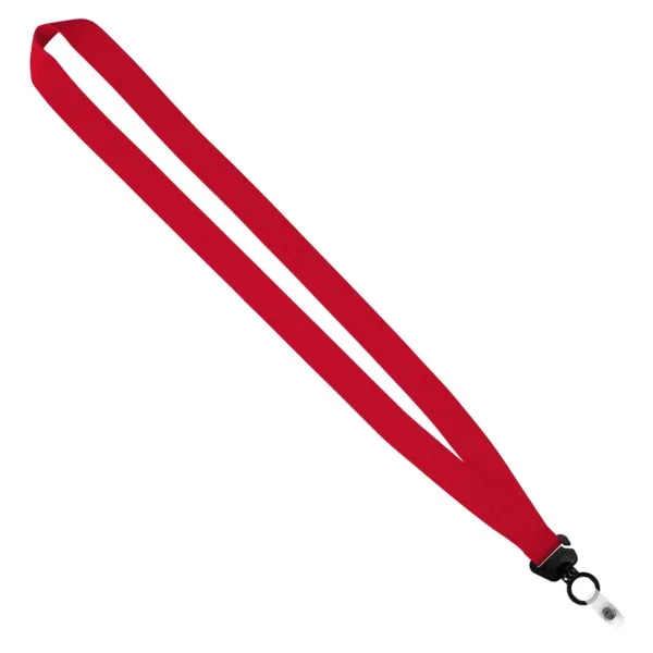 Evolution34 - 3/4" Polyester Welded Lanyard with Trapezoid and Plastic O-Ring view 3