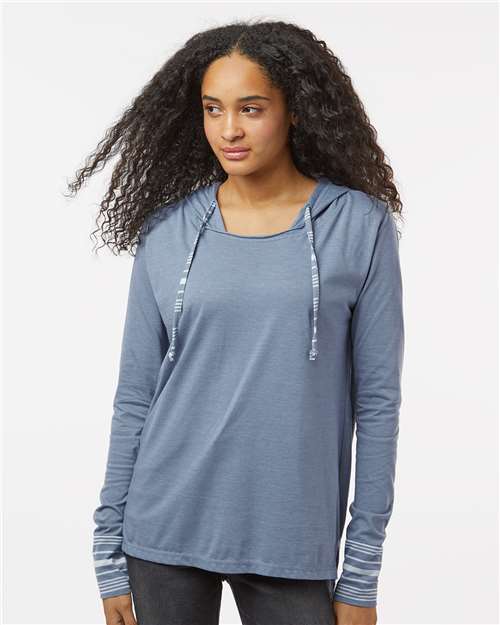 MV Sport® Women's Heathered Jersey Hooded Tunic