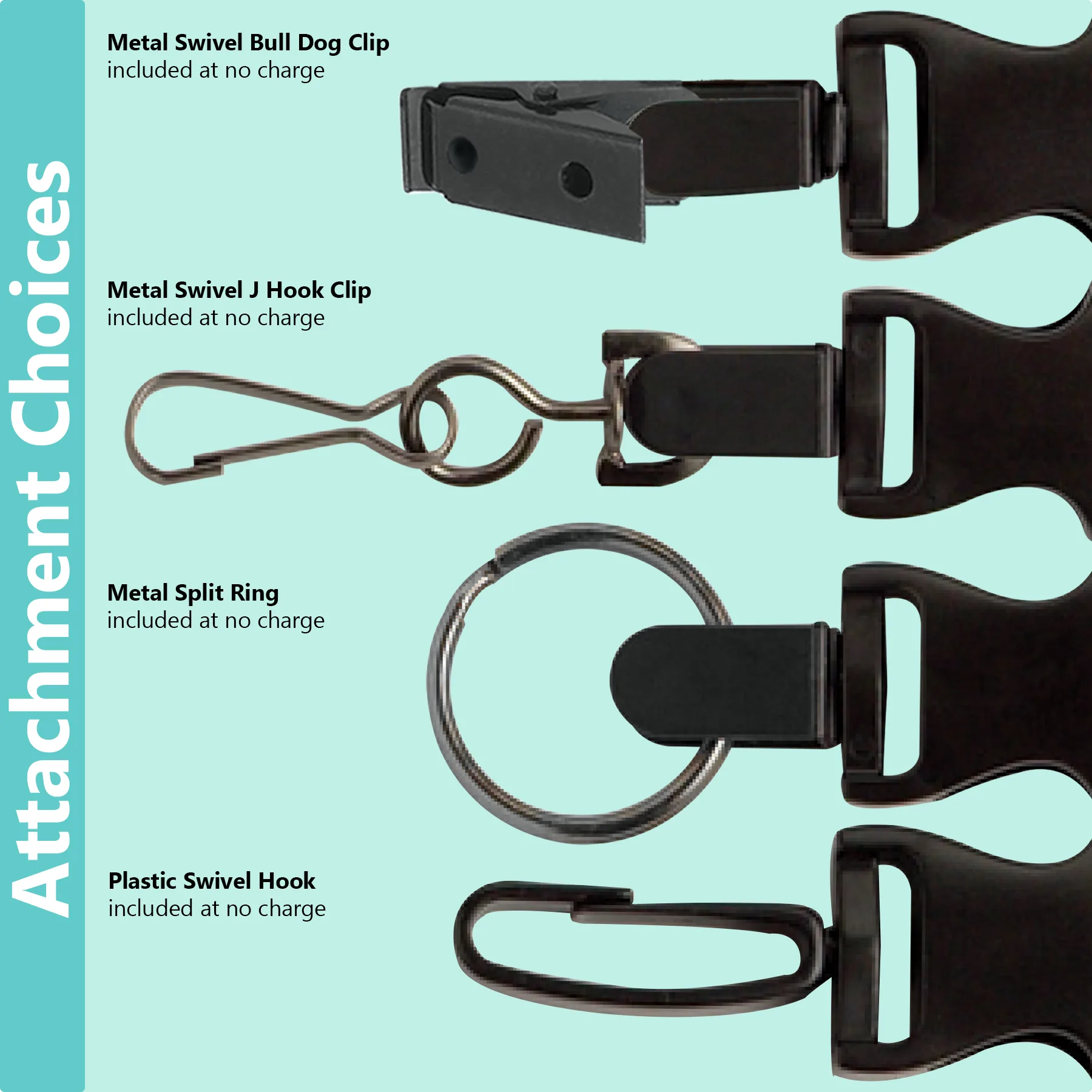 Braided Lanyard w/square slider view 2