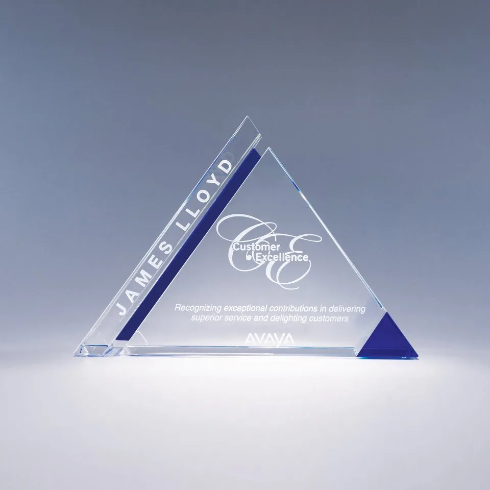 Imagery Triangle Crystal Award