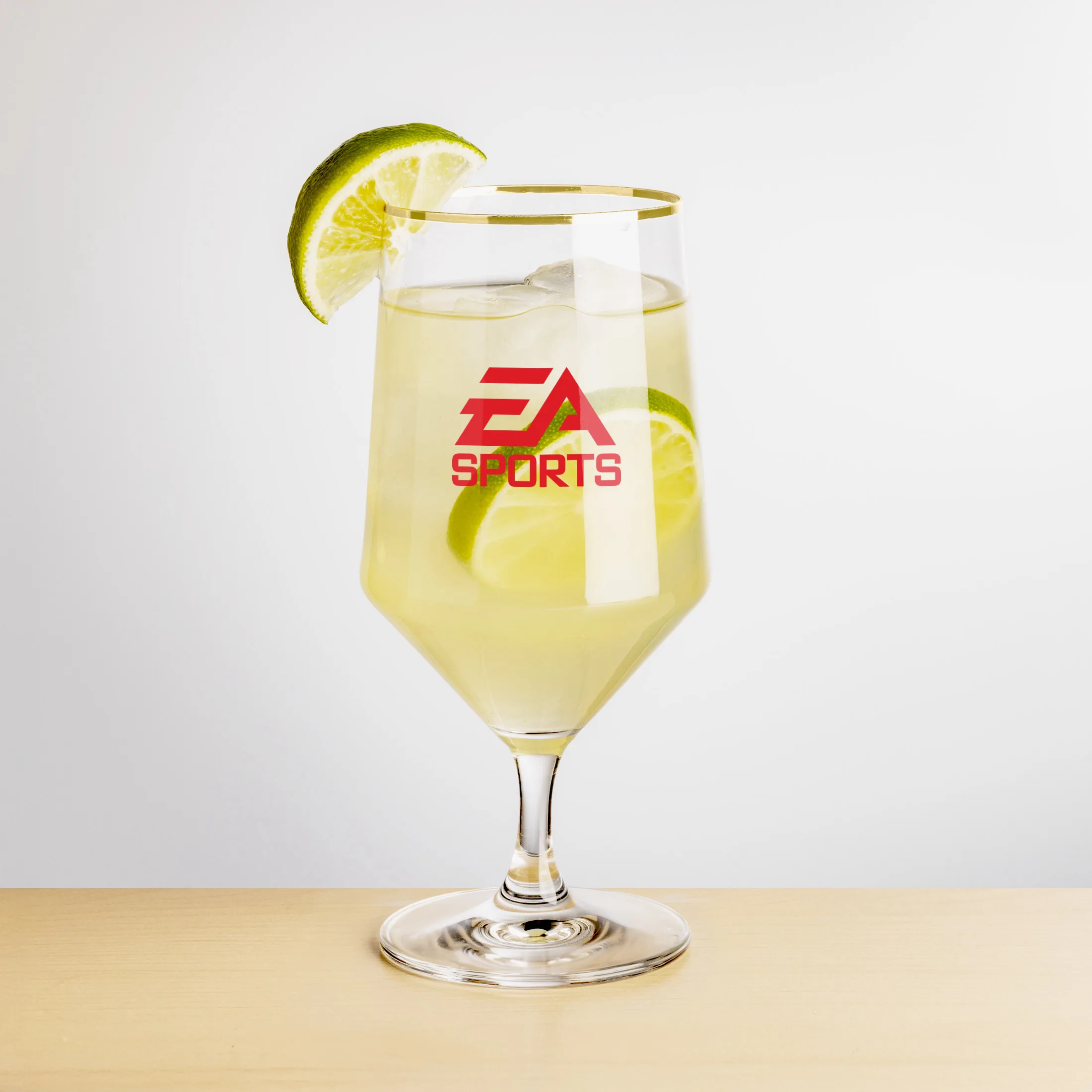 Glass Only, 1 Color, 1 Location Imprint, Gold, 15 oz