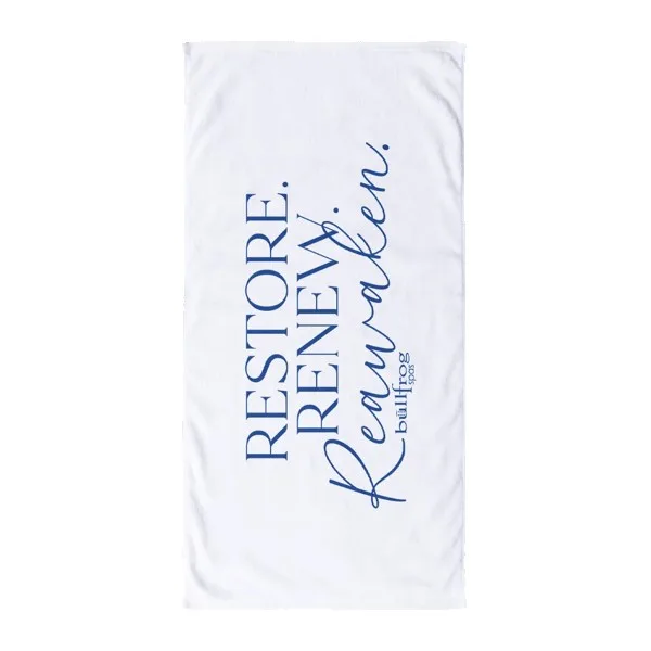 Resort Beach Towel (White) view 4