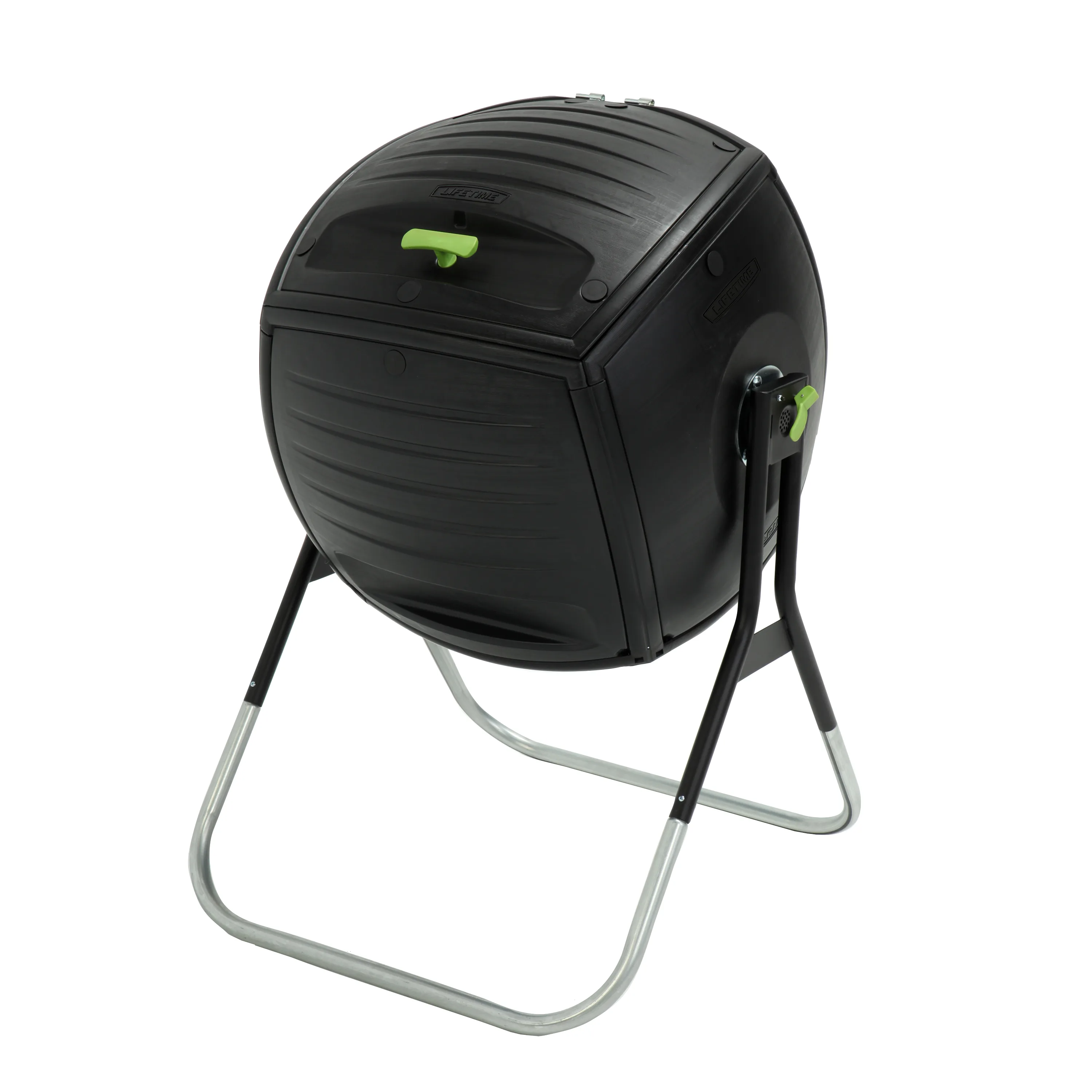 Lifetime Products Composter, 50 Gallon, Single, Black, Black Sand
