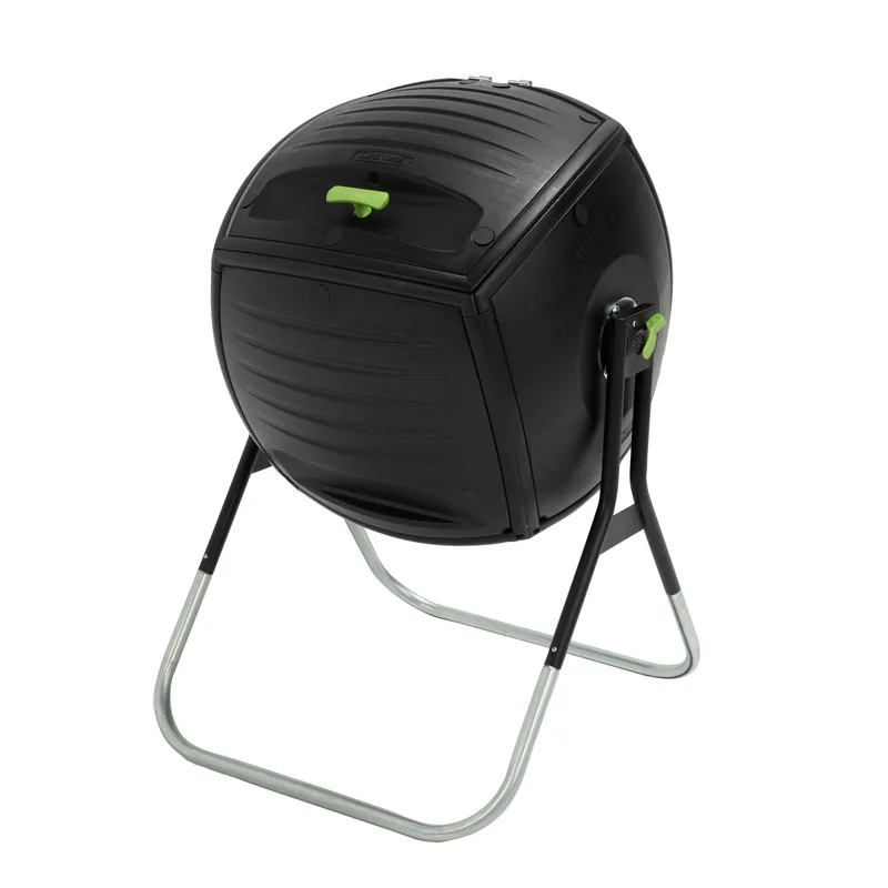 Lifetime Products Composter, 50 Gallon, Single, Black, Black Sand