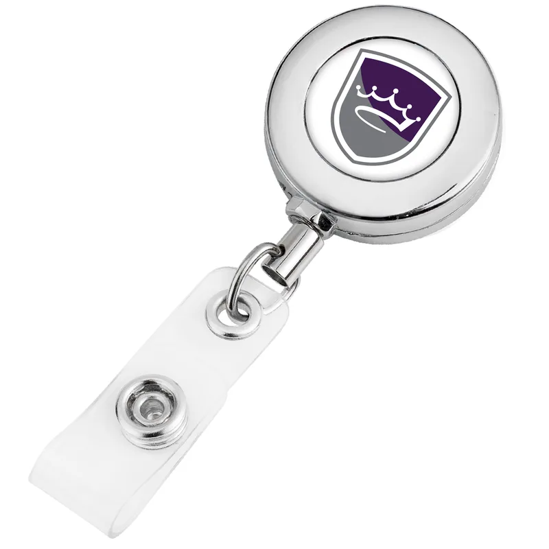 Round Metal Retractable Badge Reel