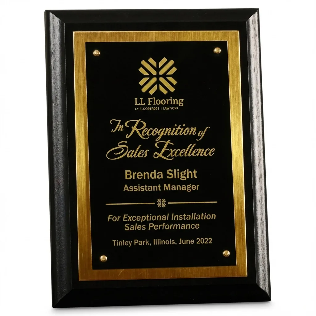 Corvus Award Plaque view 6