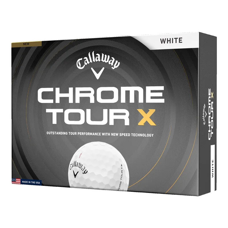 Callaway Chrome Tour X Golf Balls - White