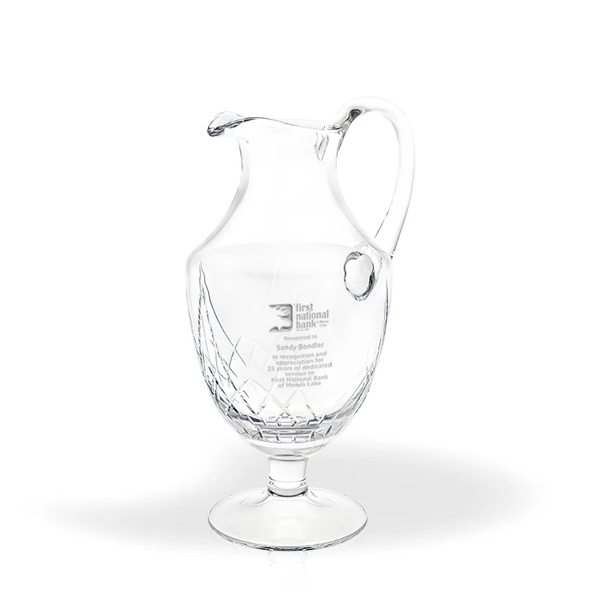 Ophelia Crystal Pitcher - Medium