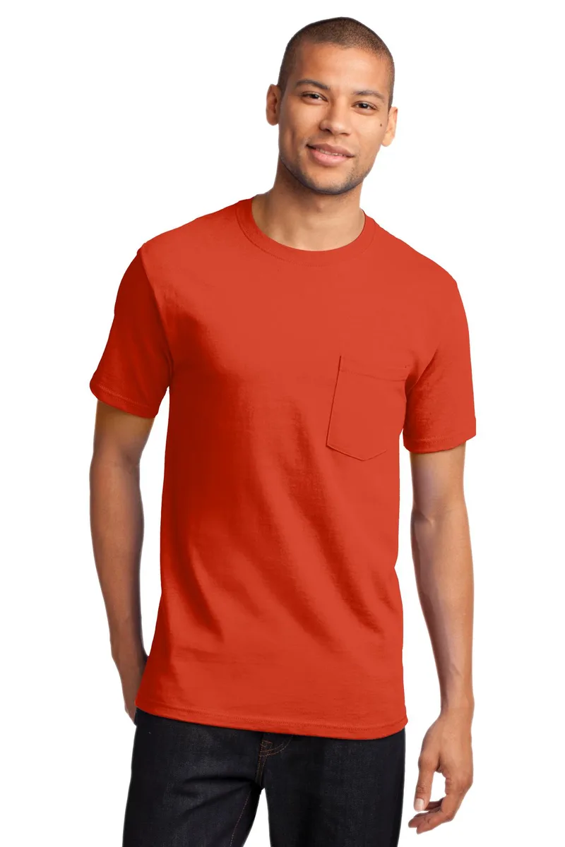 Port & Co™ Essential Pocket Tee. view 7