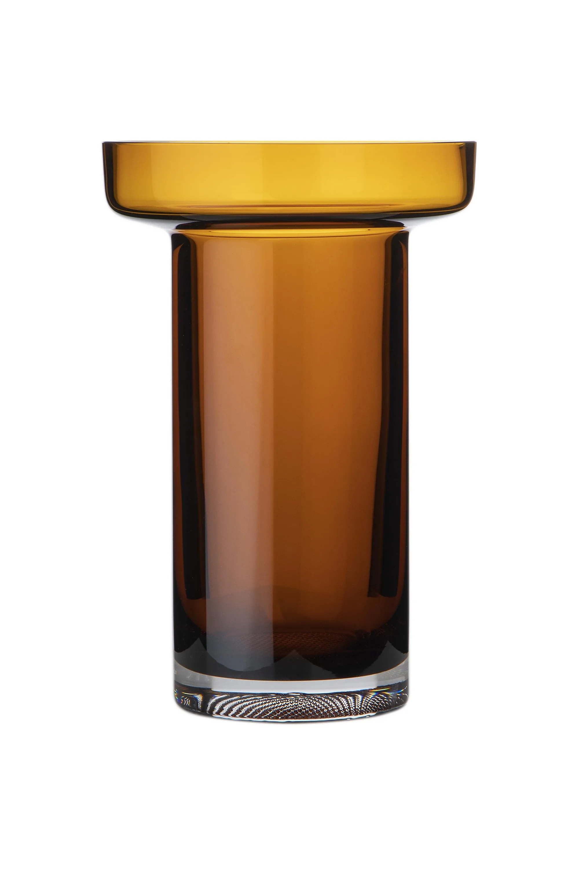 Kosta Boda Limelight Tall Vase Amber