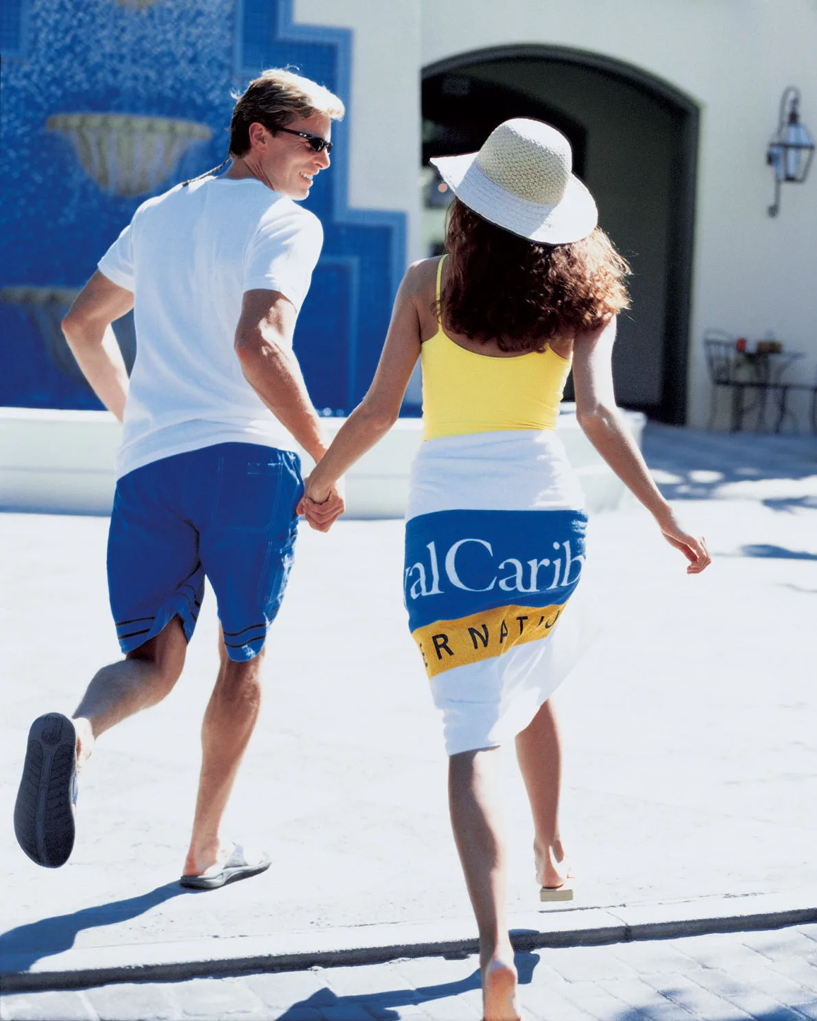 Basic Weight White Beach Towel