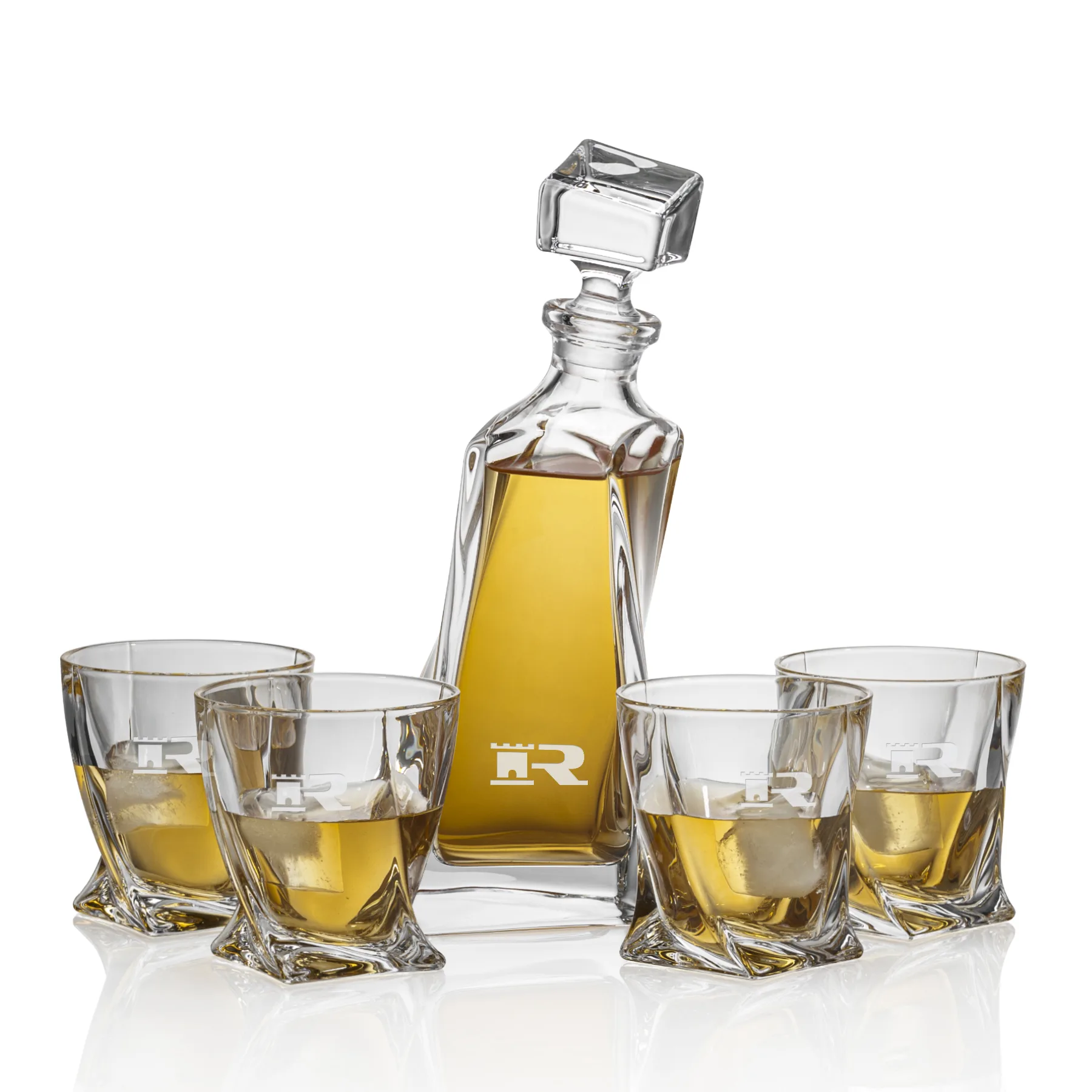Decanter Set, Decanter & 4 OTR