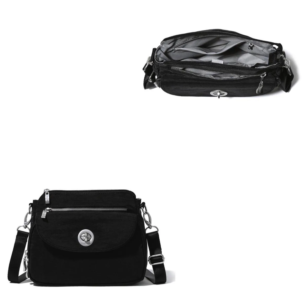 Baggallini Calais Crossbody Bag - Black