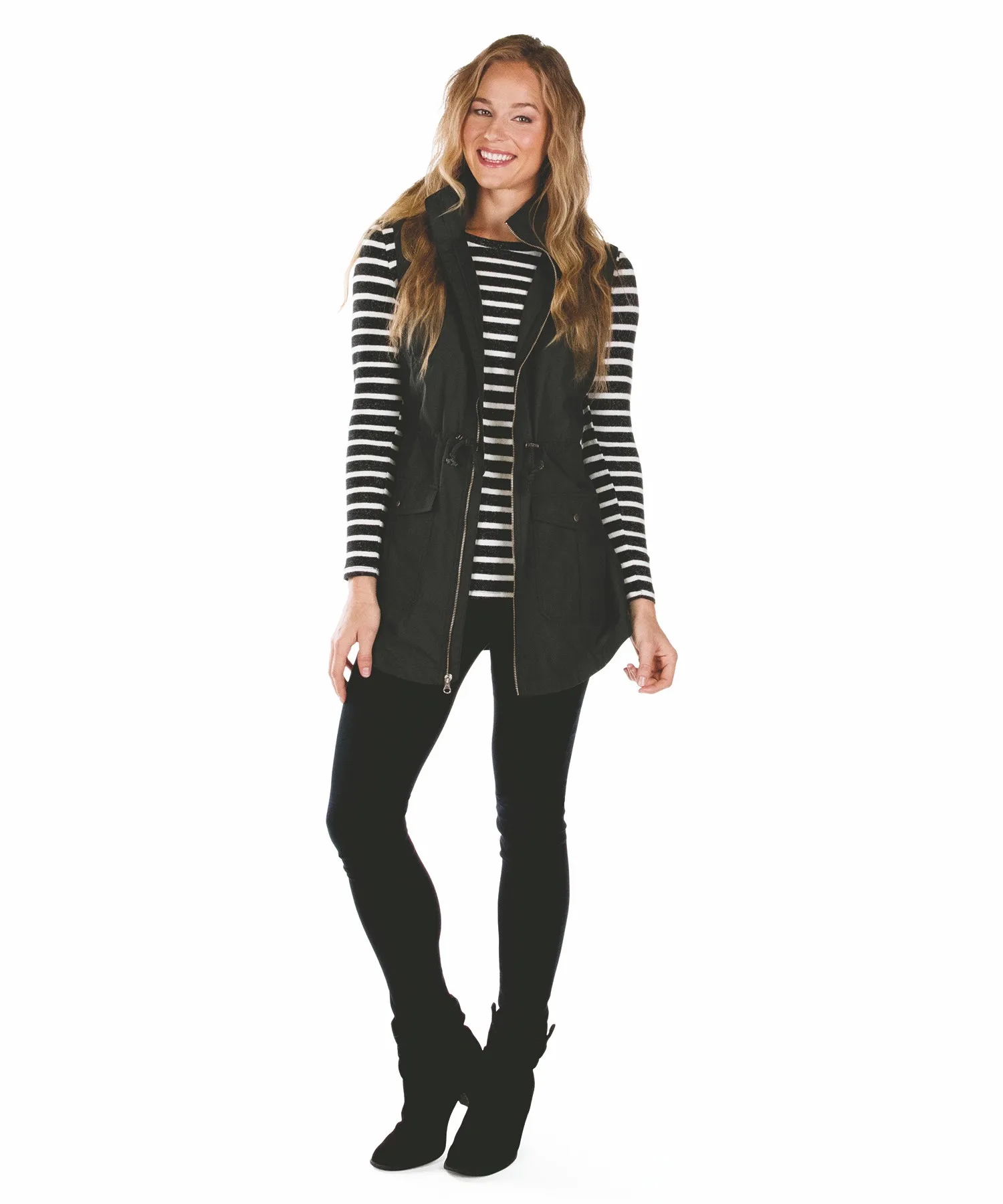 Black Blank Front
