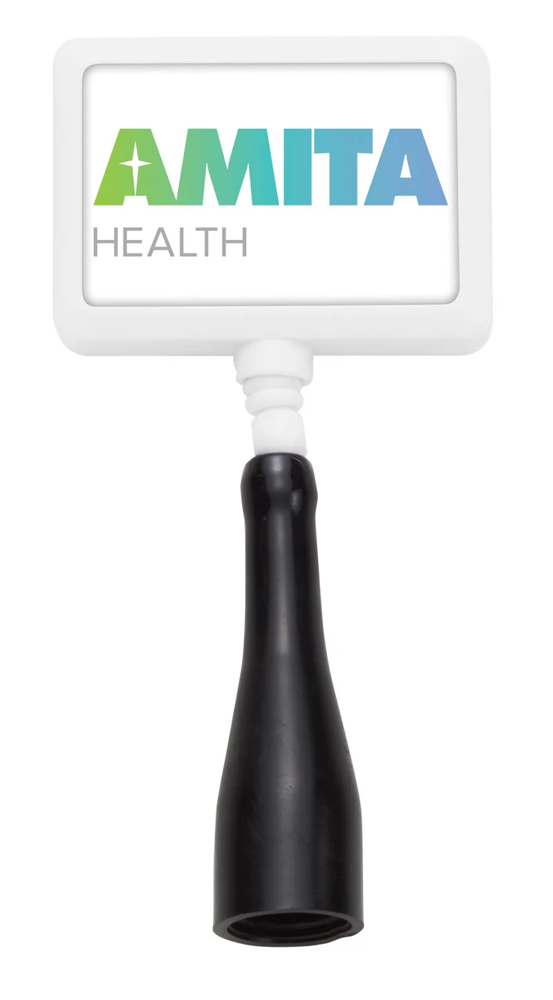 Anti-Microbial Rectangle Retractable Pen Holder