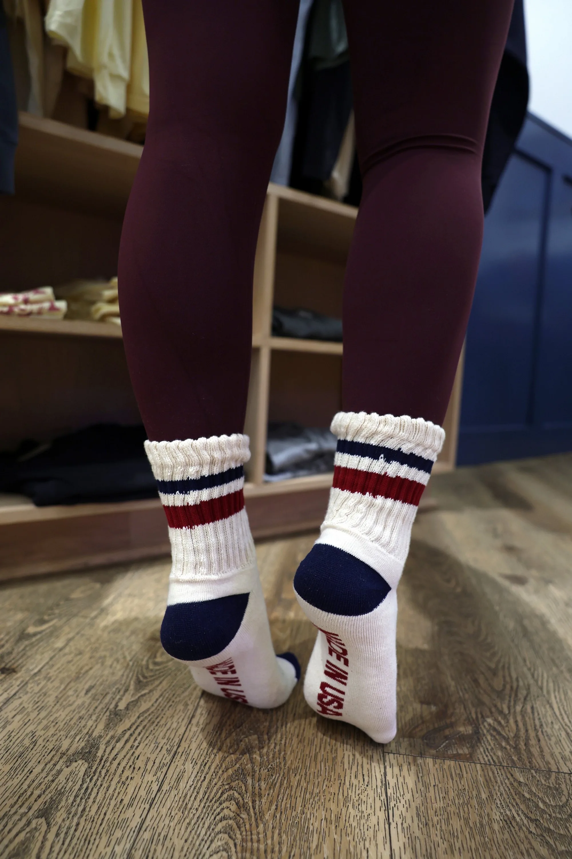 USA Made Slouchy Midi Sock view 4