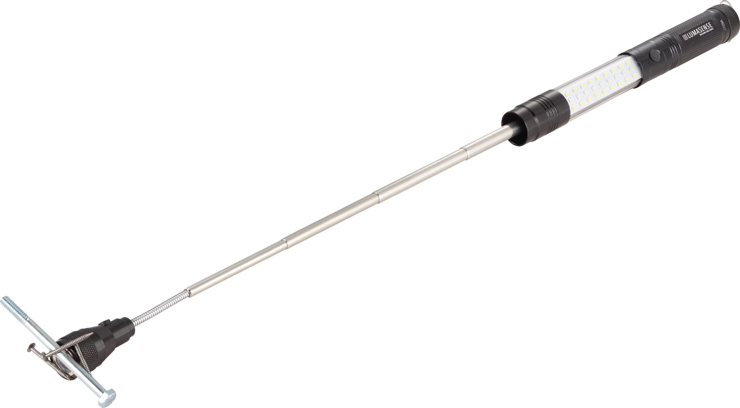 Telescopic Magnetic COB LED Flashlight w/Sidelight